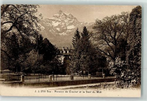 1880 Bex 1920 - Pension de Crochet Dent du Midi