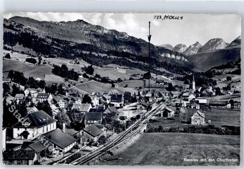 9650 Nesslau - Blick mit Churfirsten