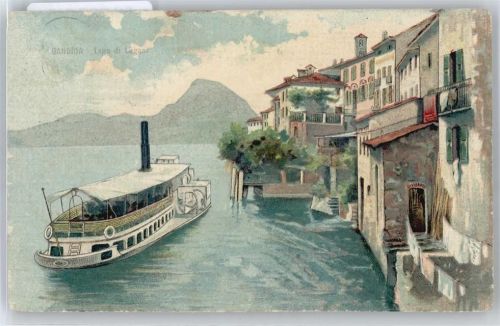 6978 Gandria - Lago di Lugano, Monte San Salvatore, Schiff AKU2