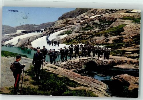 Grenzbesetzung 1914 Infanterie Militär Schweiz 1914