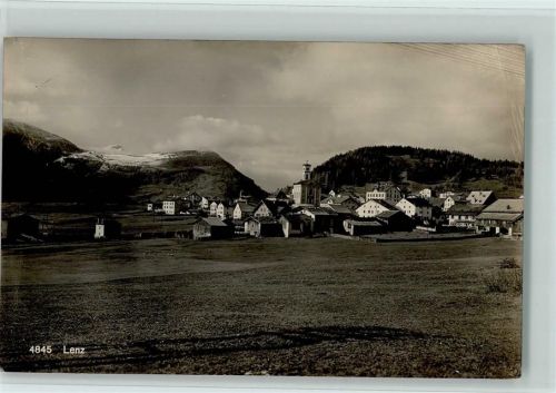 7083 Lantsch/Lenz - Panoramaansicht m. Kirche