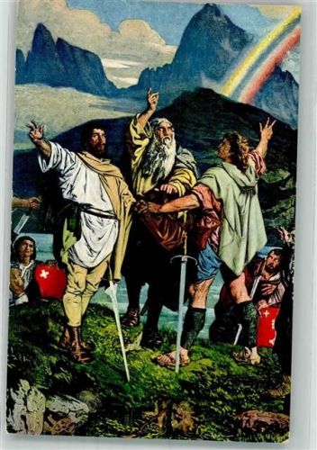 6452 Sisikon - Rütlischwur Tellskapelle Wandgemälde