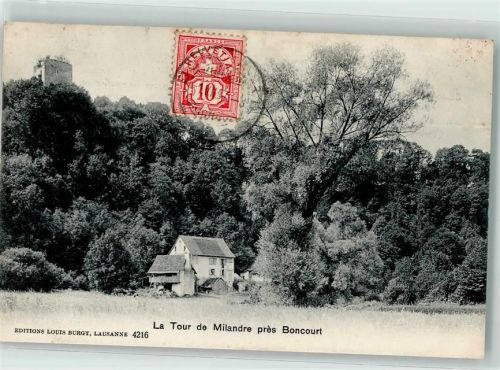 2926 Boncourt 1907 - La Tour de Milandre