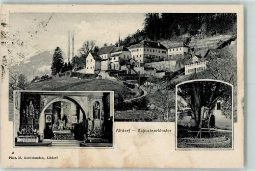 6460 Altdorf UR 1906 - Kapuzinerkloster