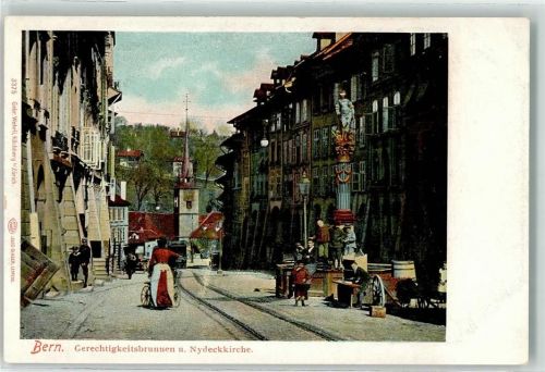3000 Bern Berne - Gerechtigkeitsbrunnen Nydeckkirche