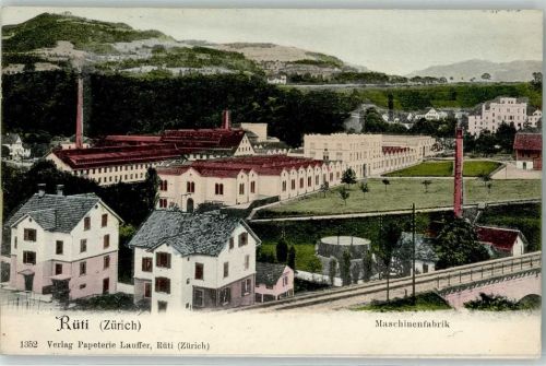 8630 Rüti ZH 1906 - MaschinenfabrikAmbulant 1.V.06. 2366 No. 36