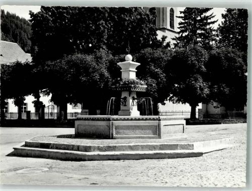 7130 Ilanz Foto AK Denkmal Stadtbrunnen