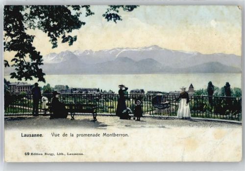 1000 Lausanne Losanna - Promnade Montberron