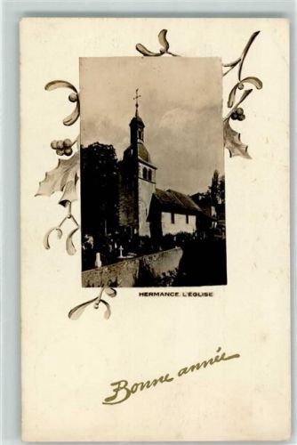 1248 Hermance - Kirche Neujahrsgruss