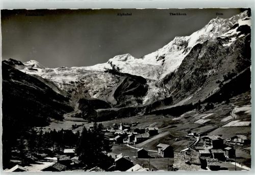 3906 Saas-Fee - Allalin Alphubel Täschhorn Dom Winter