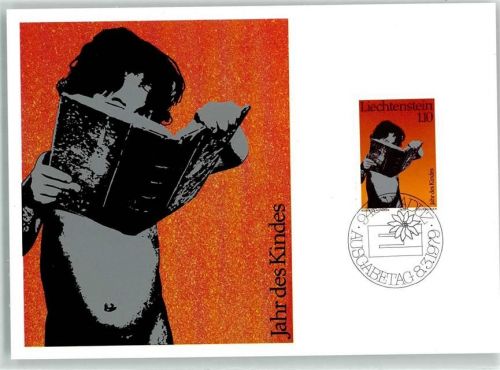 Sondermarken Jahr des Kindes Ausgabe 8. März 1979 Lernendes Kind Buch