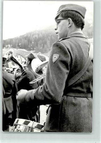 Soldaten Musikgruppe Rotes Kreuz Militär Schweiz Privatfoto KEINE AK