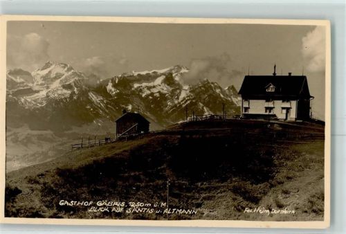 9056 Gais 1932 - Gasthaus Gäbris