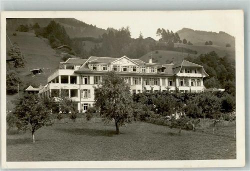 3762 Erlenbach im Simmental 1933 Foto AK Krankenhaus