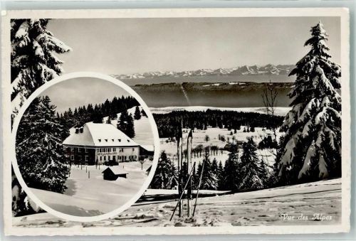 2000 Neuchâtel Neuenburg Winter Hotel Vue des Alpes