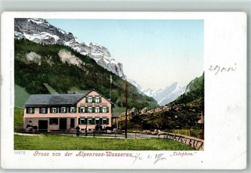 9057 Wasserauen - Gasthaus Zur Alpenrose Hüttenstempel