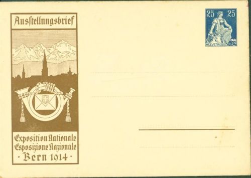 Bern Berne Phila Schweiz Ganzsache