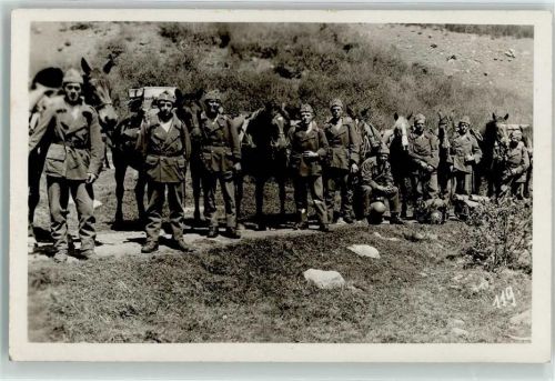 Soldatengruppe Militär Schweiz Foto AK