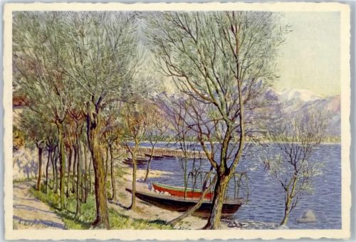 6600 Locarno Künstlerkarte sign. E. Zuppinger AKU1