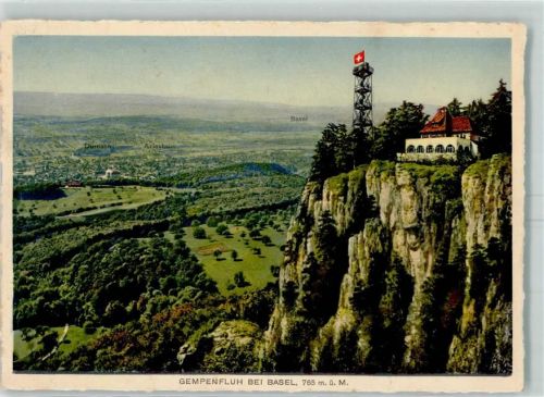 Gempenfluh - Vogelschau