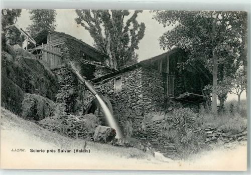 1922 Salvan - Scierie