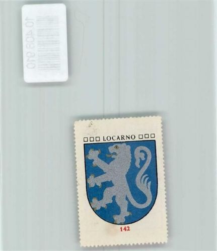 6600 Locarno - Vignette Wappen Kaffee Hag ca 1920-1940 Löwe