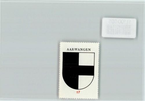 4912 Aarwangen - Vignette Wappen Kaffee Hag ca 1920-1940