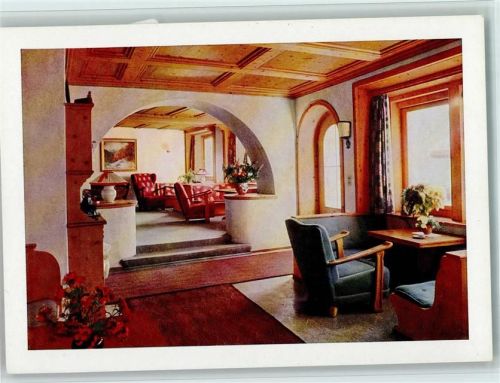 7550 Scuol Schuls - Hotel Guardaval Sonnige Hotelhalle