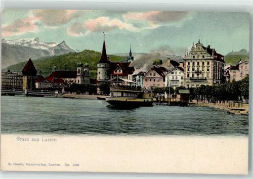 6000 Luzern Lucerne - Dampfschiffe