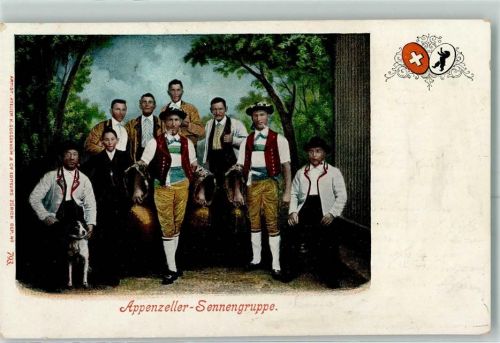 9050 Appenzell 1902 - Tracht Sennengruppe