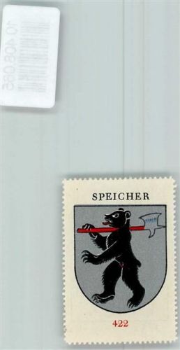 9042 Speicher - Vignette Wappen Kaffee Hag ca 1920-1940 Bär