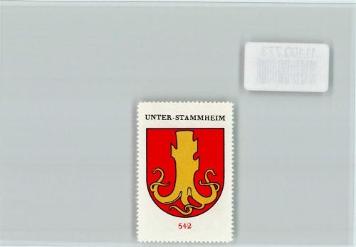 8476 Unterstammheim - Vignette Wappen Kaffee Hag ca 1920-1940 Unter-Stammheim