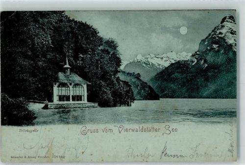 6452 Sisikon 1900 Gebrauchsspuren Tellskapelle