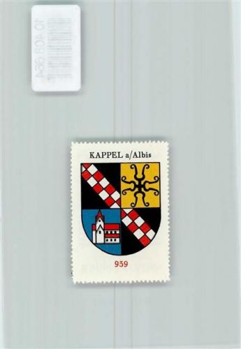 8926 Kappel am Albis - Vignette Wappen Kaffee Hag ca 1920-1940