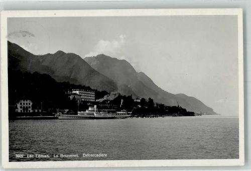 1897 Bouveret - Anlegestelle Raddampfer