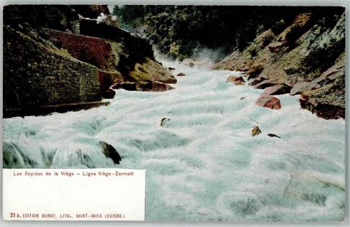 3930 Visp Viège Gebrauchsspuren Les Rapides de la Viege