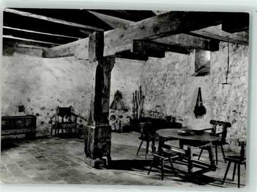 3653 Oberhofen am Thunersee - Schloss Burgraum im Erdgeschoss des Palas