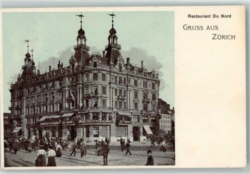 8000 Zürich 1907 - Grand Cafe du Nord Tram
