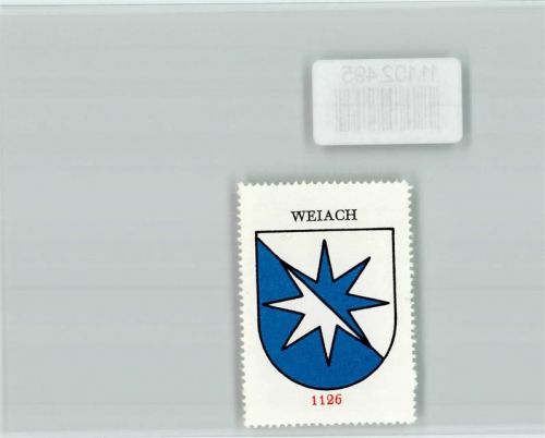 8187 Weiach - Vignette Wappen Kaffee Hag ca 1920-1940