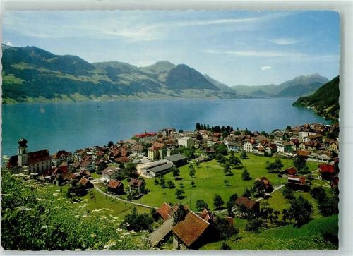 6442 Gersau 1966 - am Vierwaldstättersee Klewenalp Buochserhorn und Pilatus