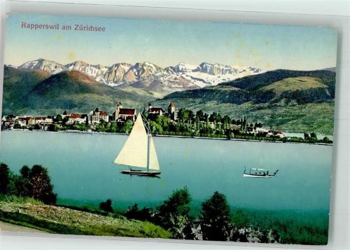 8640 Rapperswil SG 1922 - Segelboot