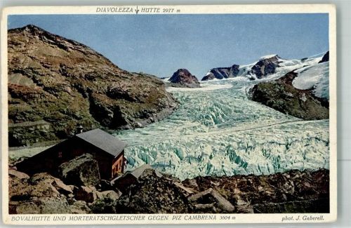 Bovalhütte Foto AK Morteratschgletscher