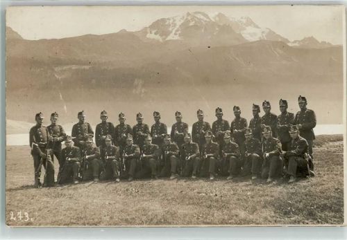 Gruppenbild Soldaten Militär Schweiz