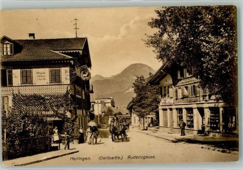 3860 Meiringen 1908 - Postkutsche Rudenzgasse