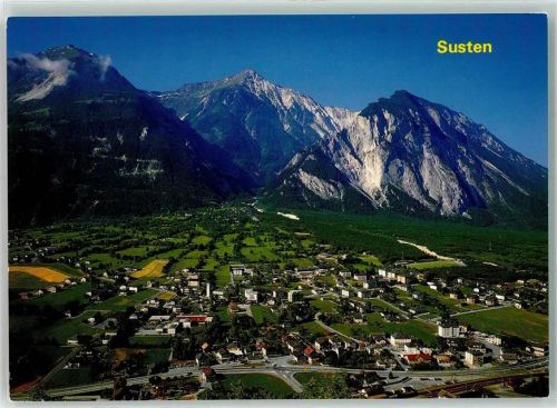 3952 Susten Foto AK Vogelschau