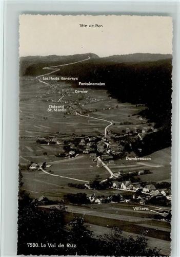 2057 Villiers Clémesin - Le Val de Ruz Dombresson Chézard St. Martin Cernier Fontainemelon Les Hauts Geneveys Tête de Ron