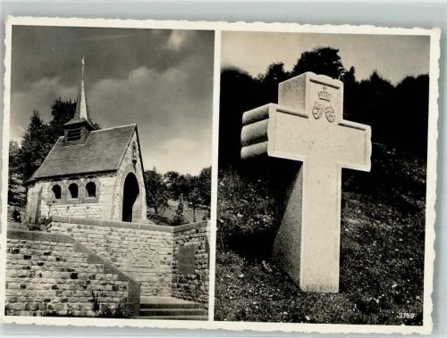 6403 Küssnacht am Rigi 1937 Foto AK Kirche Gedächtniskapelle Königin Astrid von Belgien