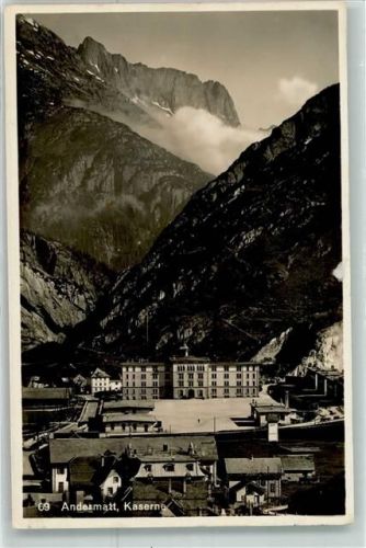 6490 Andermatt - Militär Kaserne
