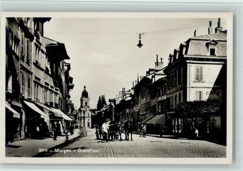 1110 Morges - Grand'rue Pferdewagen