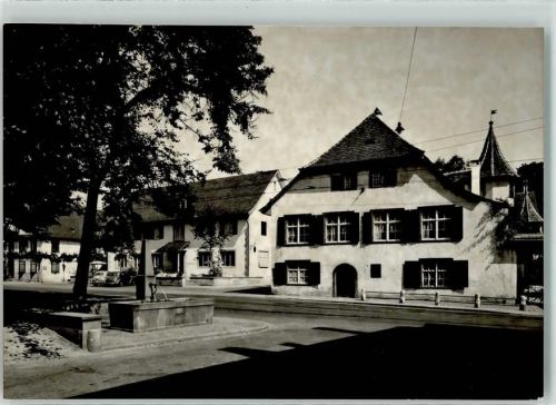 4125 Riehen - Wettsteinhaus Brunnen